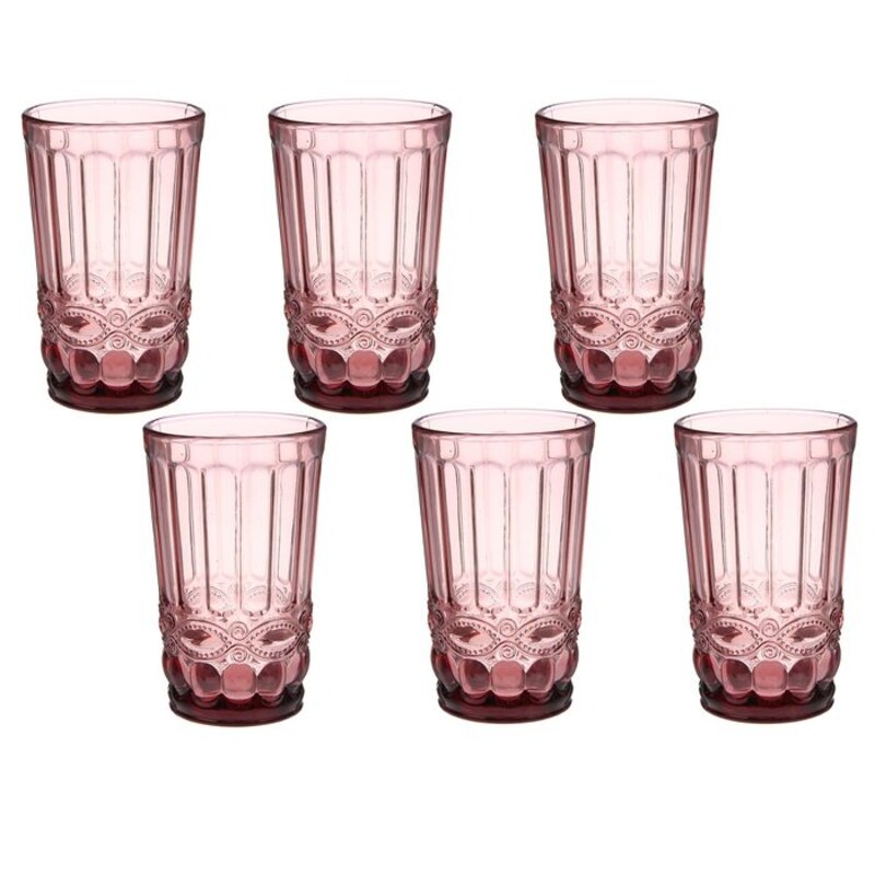 Розовые стаканы